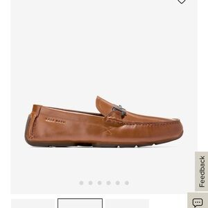 Cole Haan Brown Leather Penny Loafers